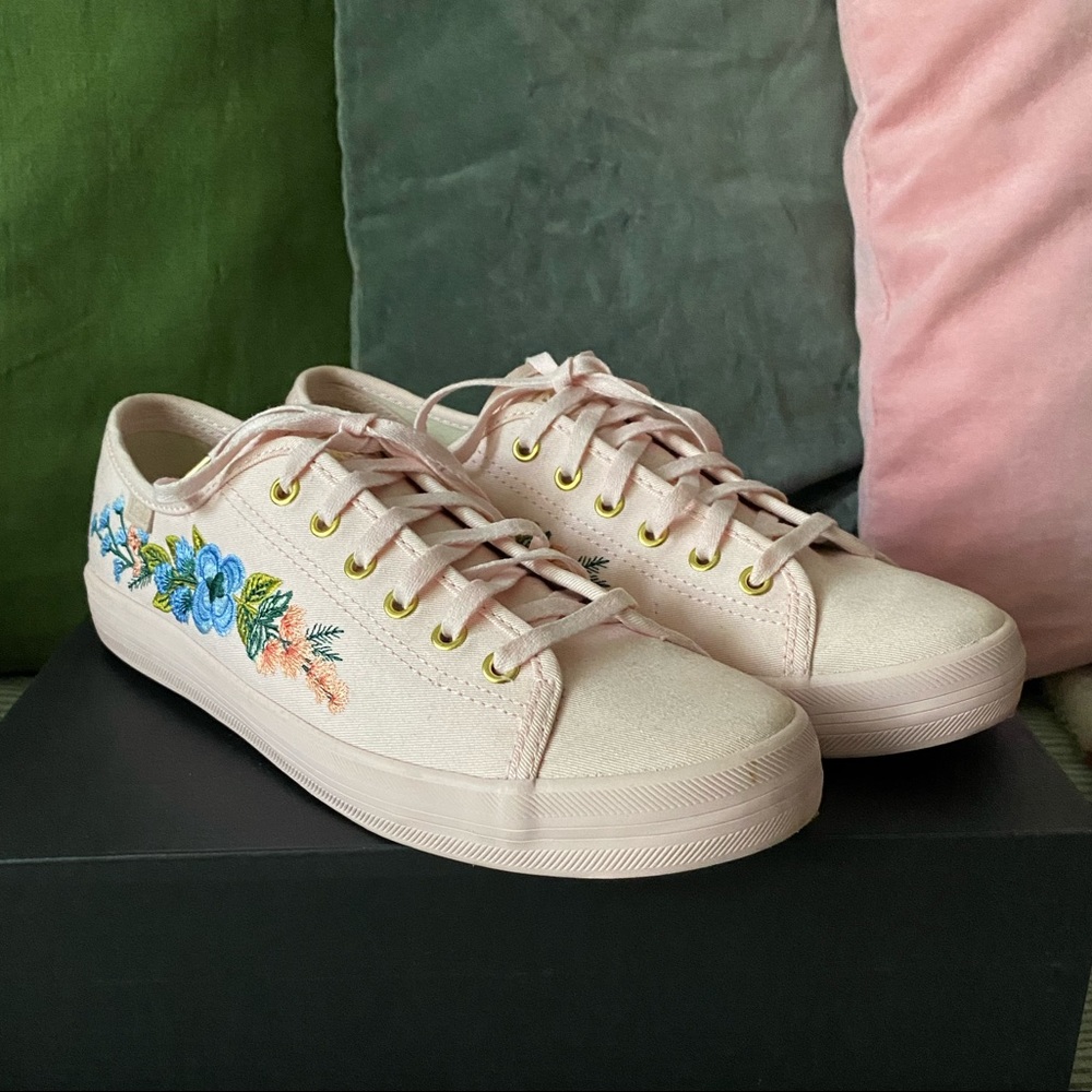 Keds x Rifle Paper Co. Herb Garden Pink